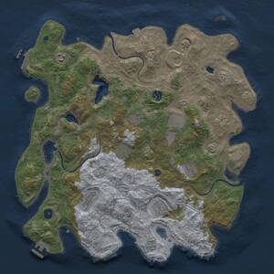 Thumbnail Rust Map: Procedural Map, Size: 4250, Seed: 4342, 17 Monuments