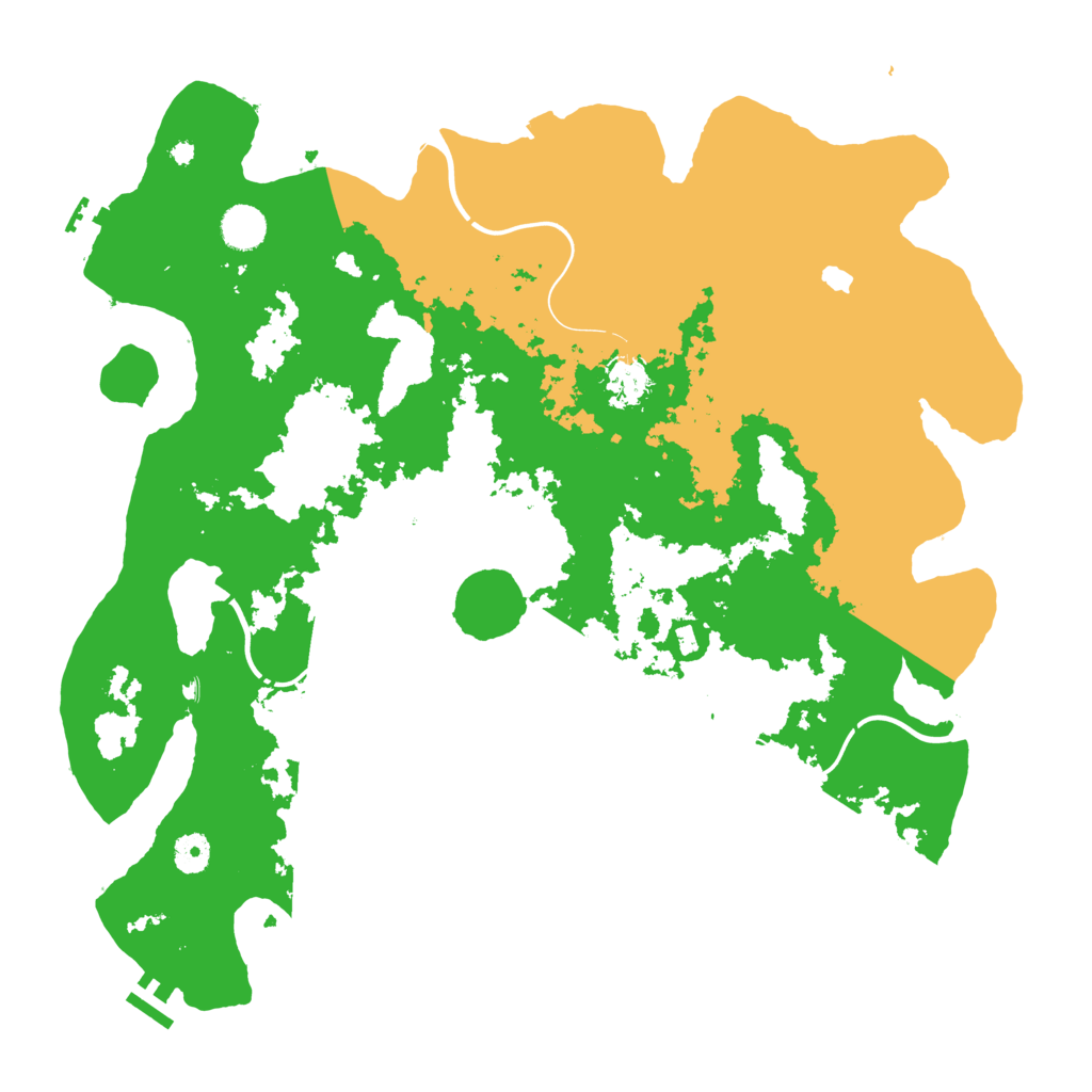 Biome Rust Map: Procedural Map, Size: 4250, Seed: 4342