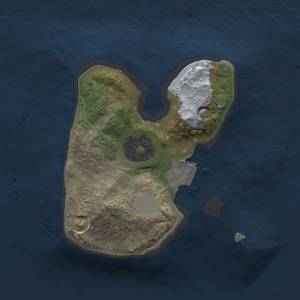 Thumbnail Rust Map: Procedural Map, Size: 1500, Seed: 2012091289, 3 Monuments