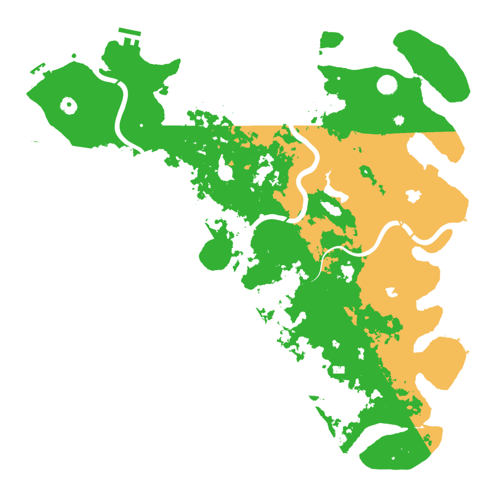 Biome Rust Map: Procedural Map, Size: 4500, Seed: 1474110720