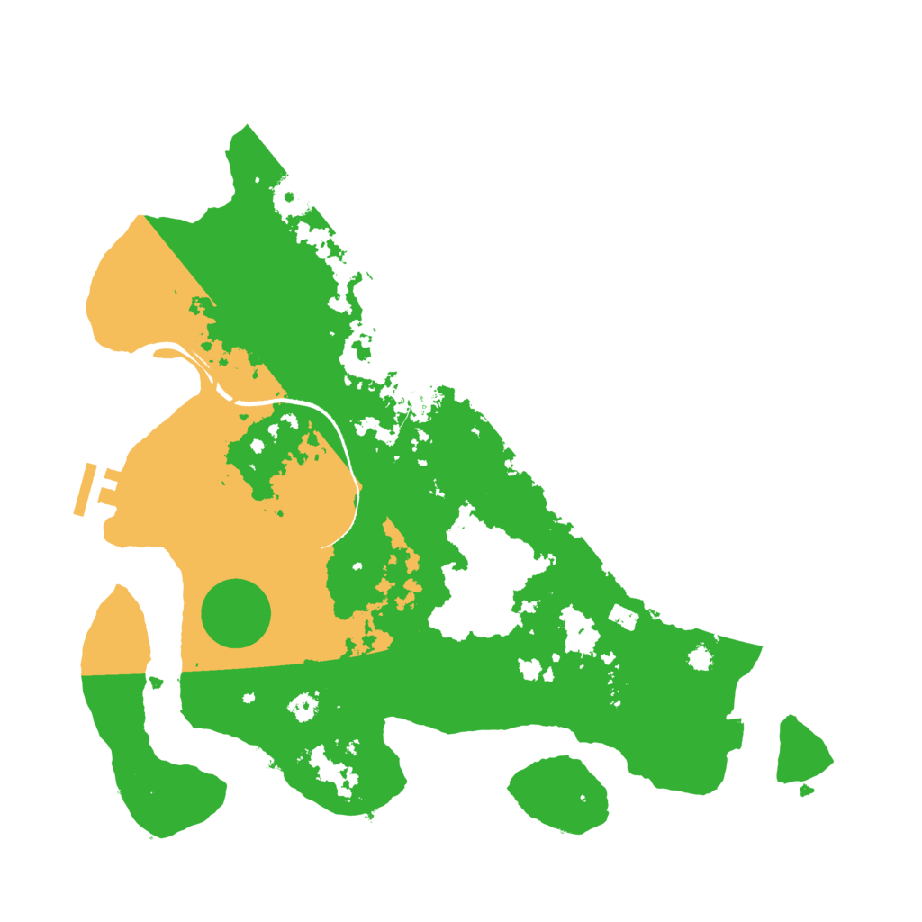 Biome Rust Map: Procedural Map, Size: 3500, Seed: 468827281