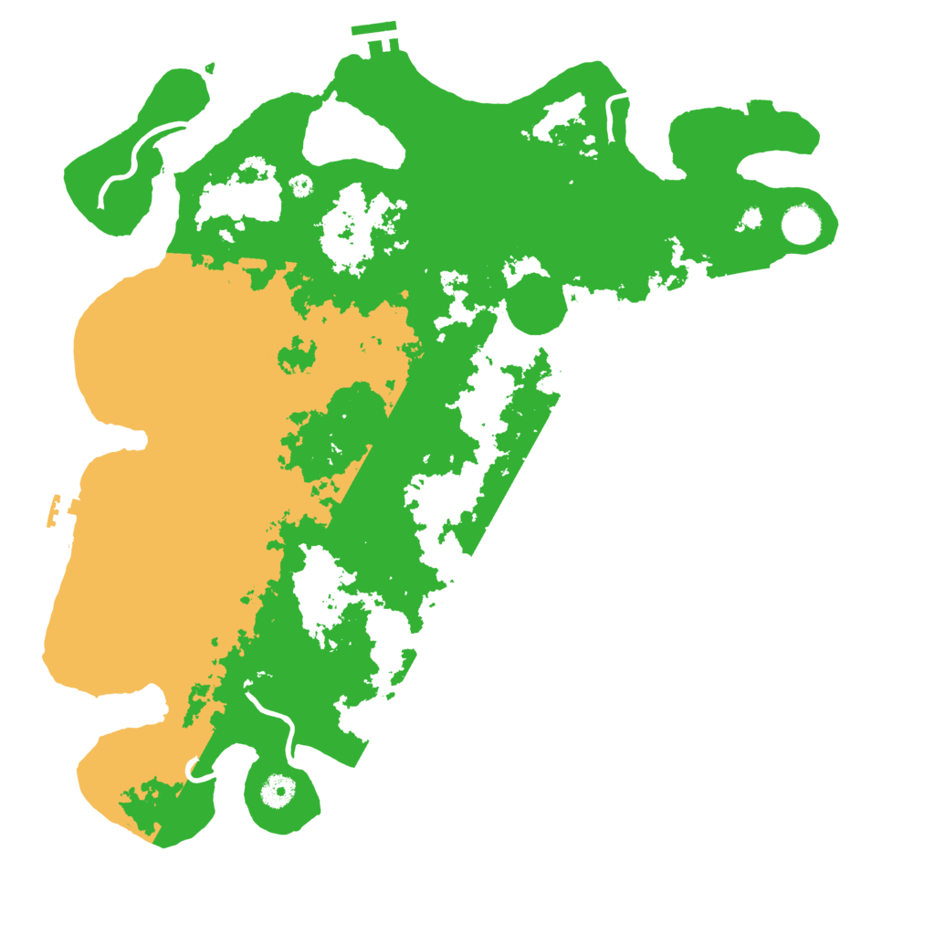 Biome Rust Map: Procedural Map, Size: 4200, Seed: 451392103