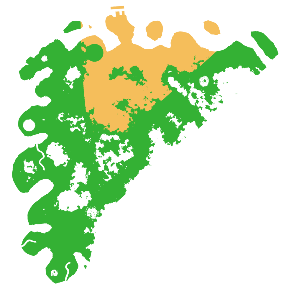 Biome Rust Map: Procedural Map, Size: 4500, Seed: 186686224