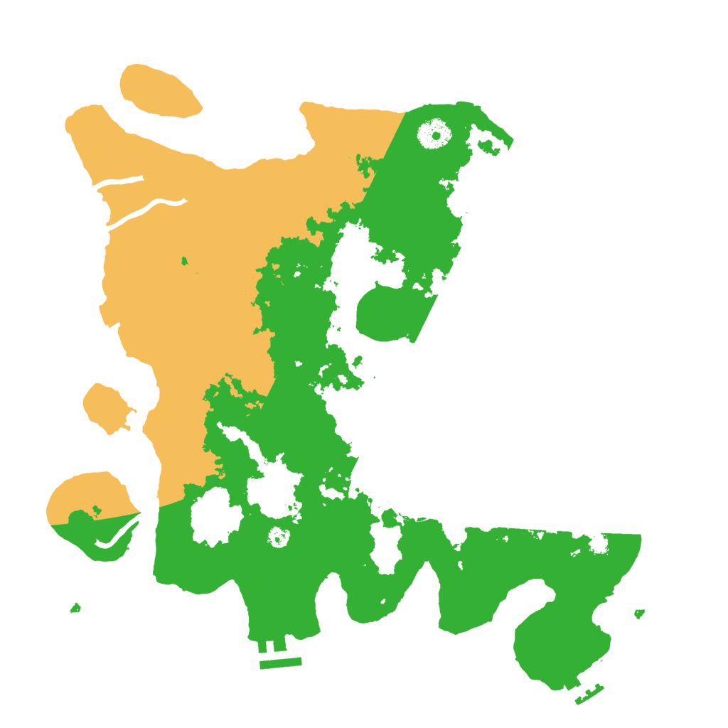 Biome Rust Map: Procedural Map, Size: 3500, Seed: 1297427249