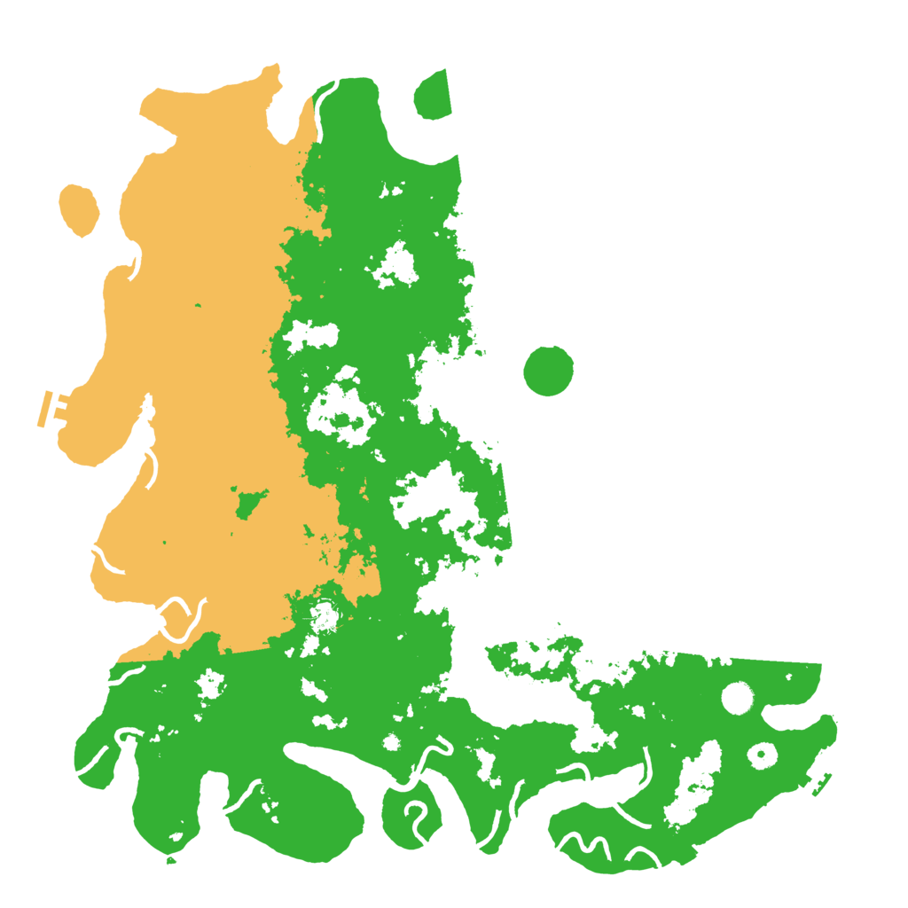 Biome Rust Map: Procedural Map, Size: 5000, Seed: 210312541