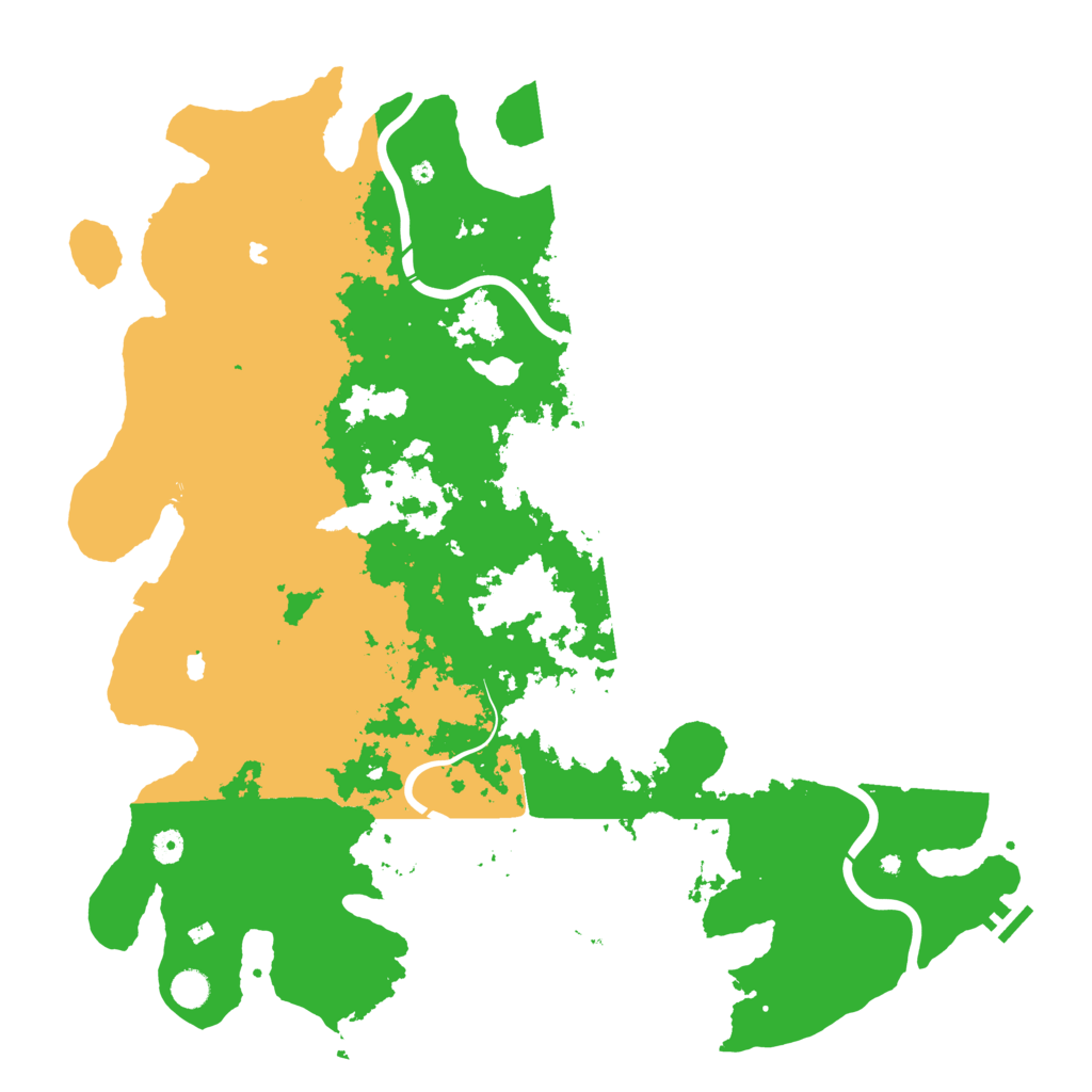 Biome Rust Map: Procedural Map, Size: 5000, Seed: 210312541