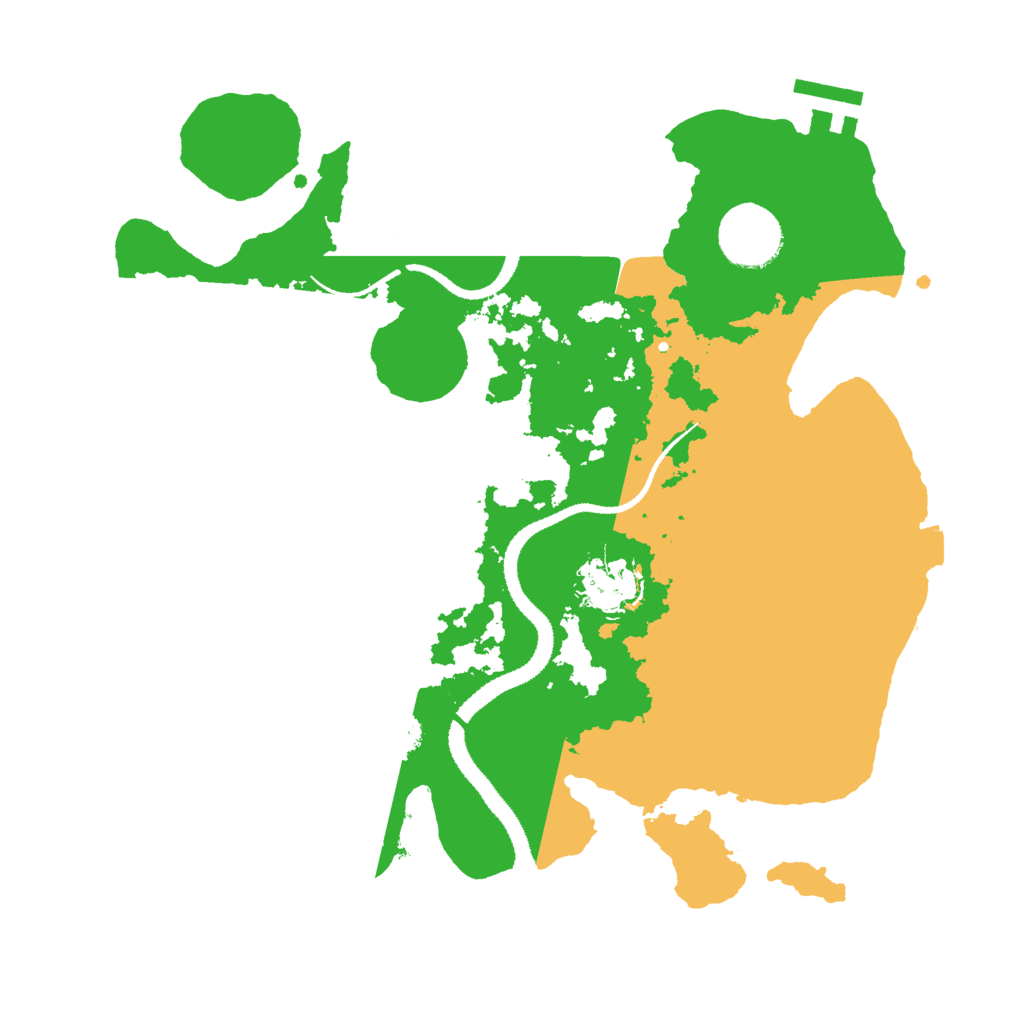 Biome Rust Map: Procedural Map, Size: 3000, Seed: 1923179816