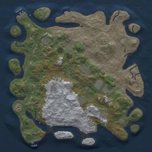 Thumbnail Rust Map: Procedural Map, Size: 4250, Seed: 1596155750, 19 Monuments