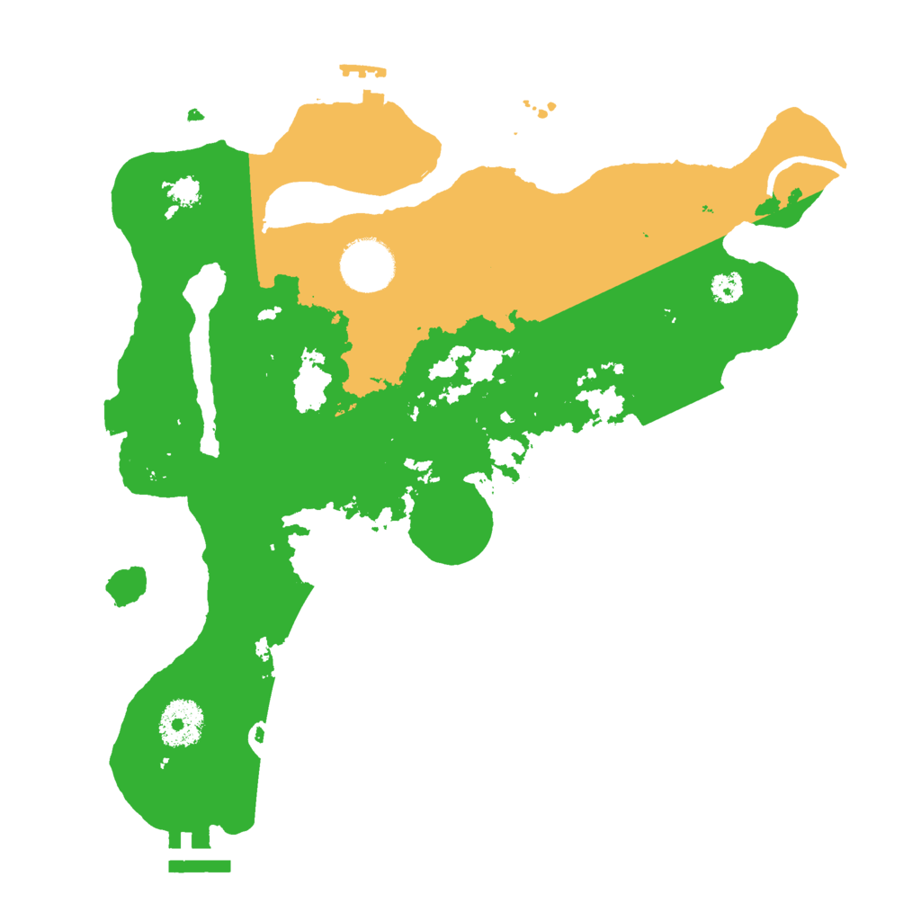 Biome Rust Map: Procedural Map, Size: 3000, Seed: 598717728