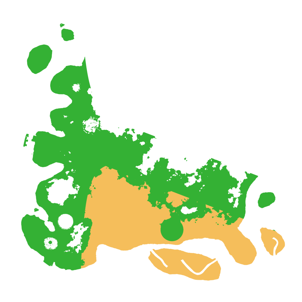 Biome Rust Map: Procedural Map, Size: 3500, Seed: 600671457