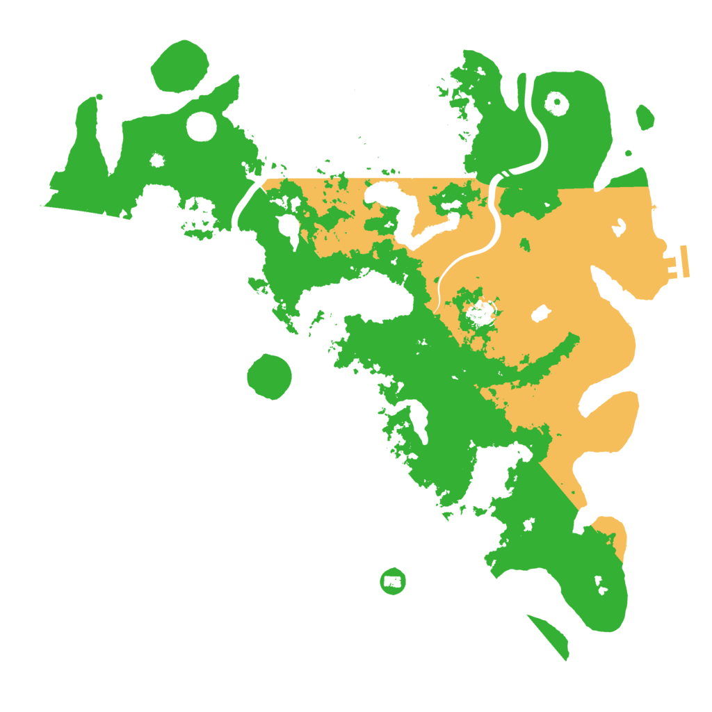 Biome Rust Map: Procedural Map, Size: 4500, Seed: 1709770199