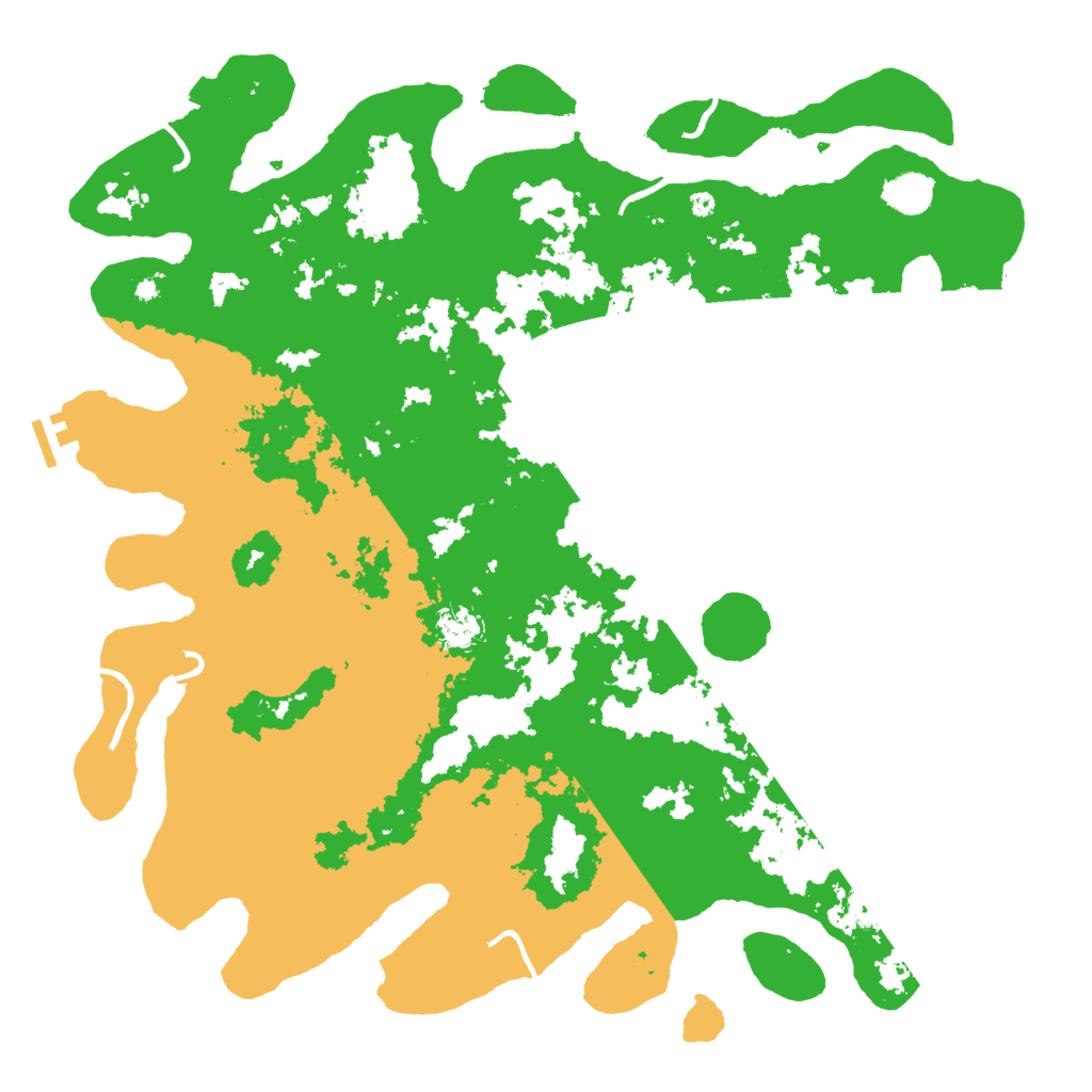 Biome Rust Map: Procedural Map, Size: 4500, Seed: 1888