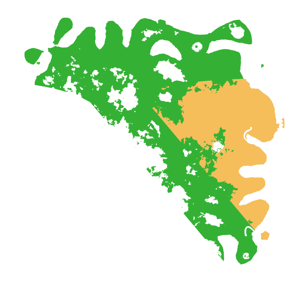 Biome Rust Map: Procedural Map, Size: 4500, Seed: 1981764274