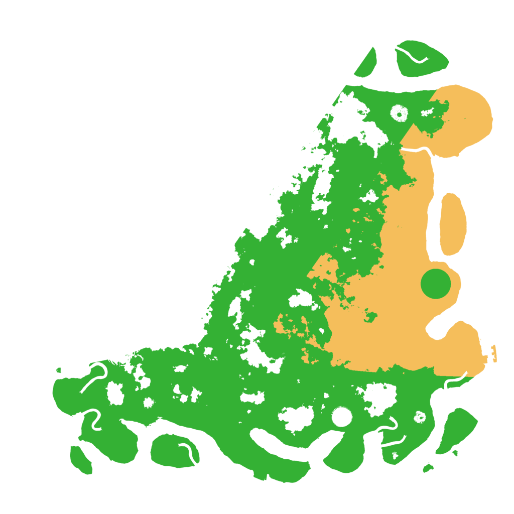 Biome Rust Map: Procedural Map, Size: 4500, Seed: 1211187716