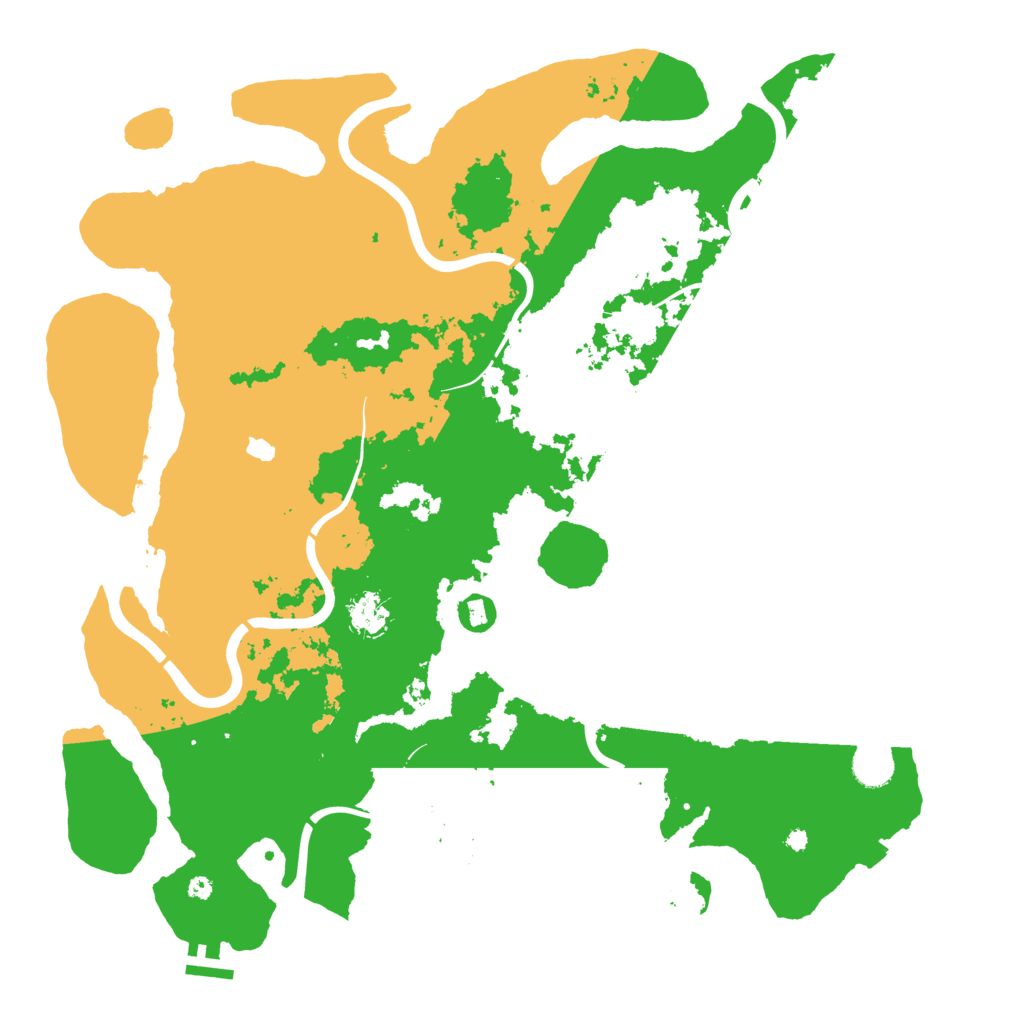 Biome Rust Map: Procedural Map, Size: 4321, Seed: 98
