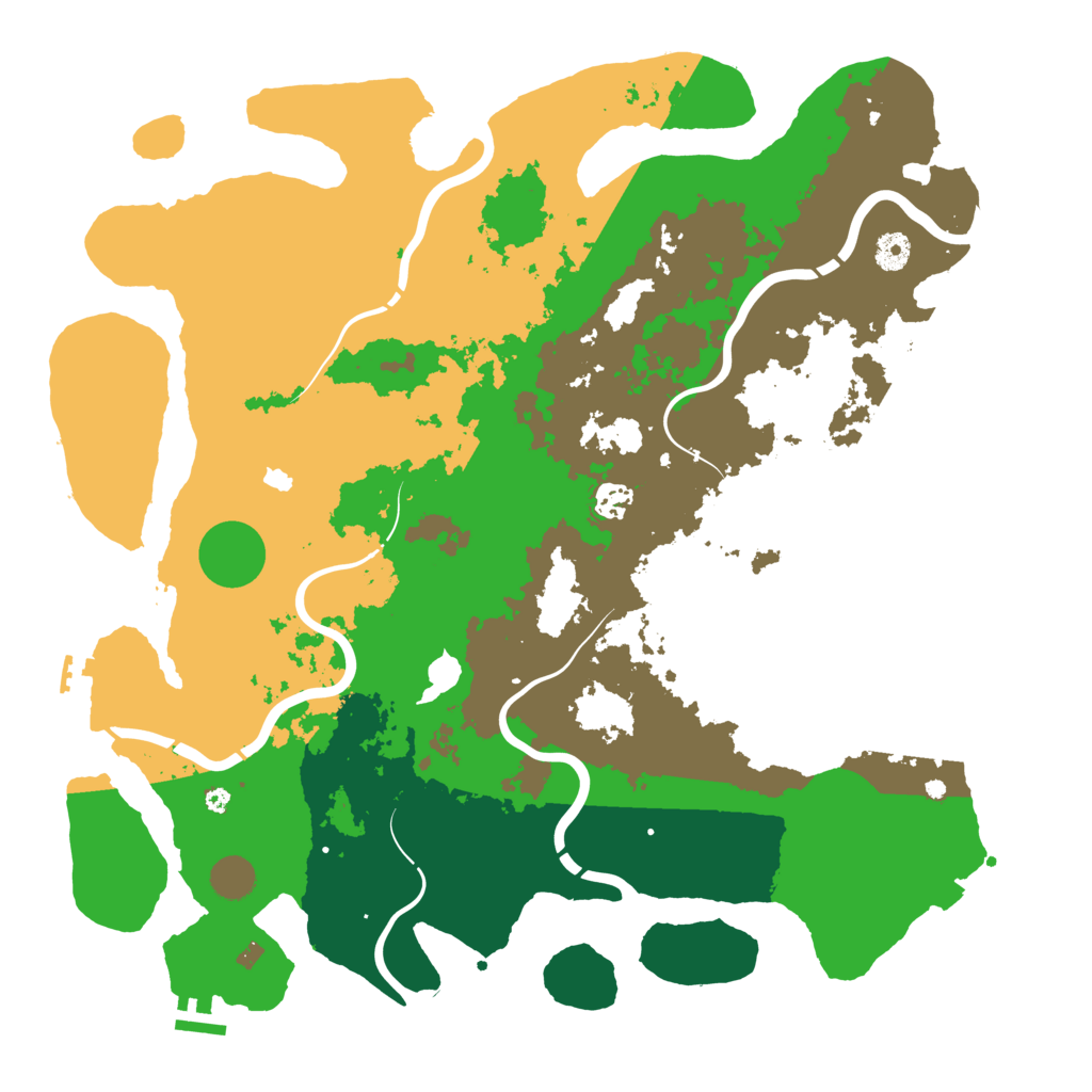 Biome Rust Map: Procedural Map, Size: 4321, Seed: 98