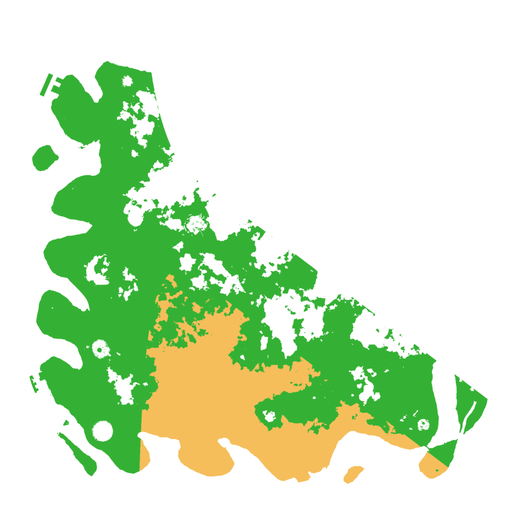 Biome Rust Map: Procedural Map, Size: 4500, Seed: 315686145