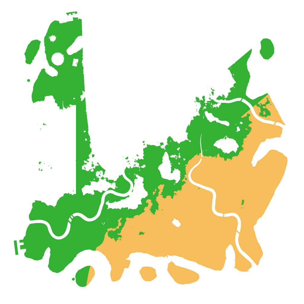 Biome Rust Map: Procedural Map, Size: 4250, Seed: 558063611