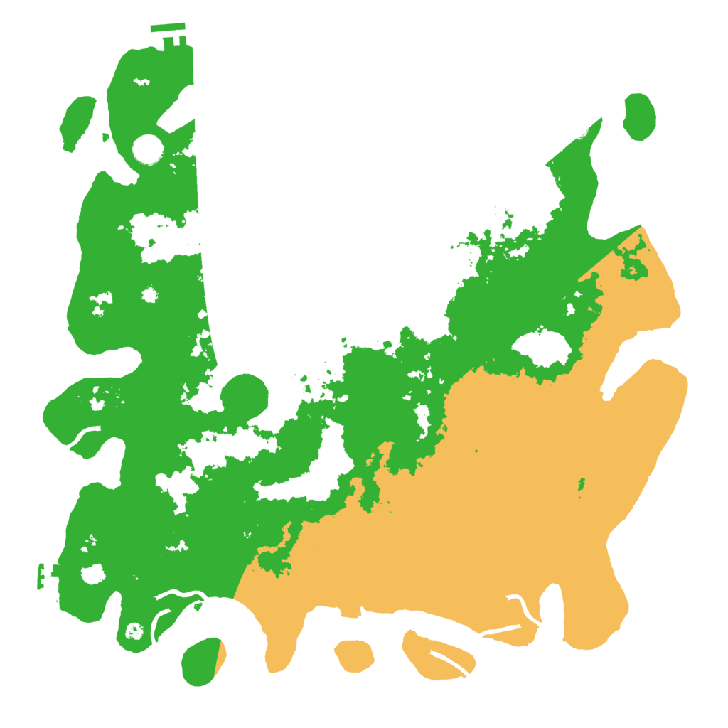 Biome Rust Map: Procedural Map, Size: 4250, Seed: 558063611