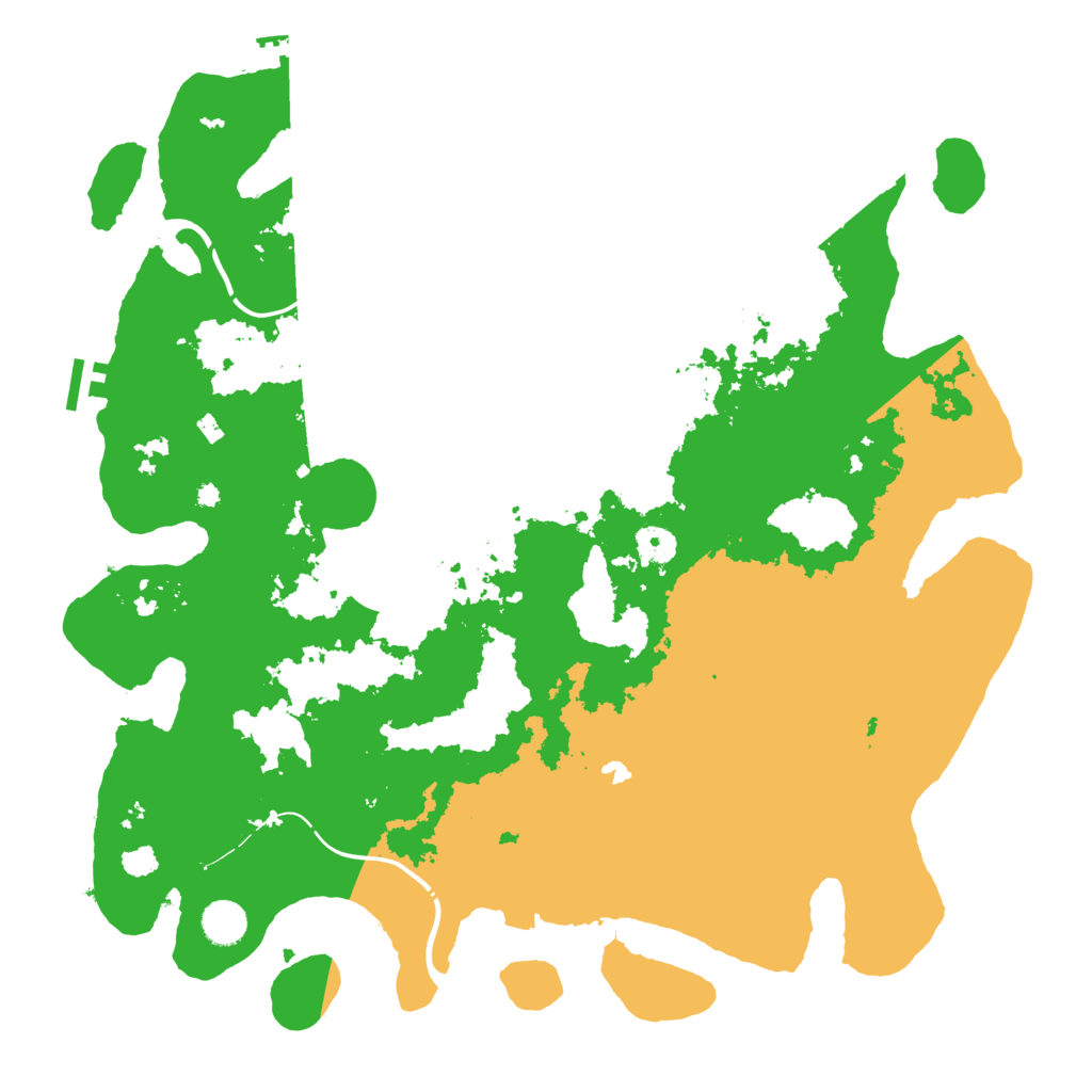 Biome Rust Map: Procedural Map, Size: 4250, Seed: 558063611