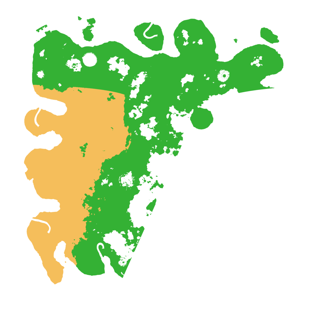 Biome Rust Map: Procedural Map, Size: 4000, Seed: 2030405060