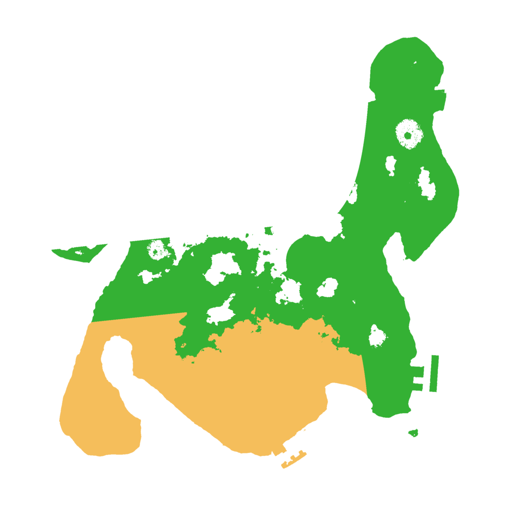 Biome Rust Map: Procedural Map, Size: 2800, Seed: 4953009