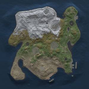 Thumbnail Rust Map: Procedural Map, Size: 2800, Seed: 4953009, 13 Monuments