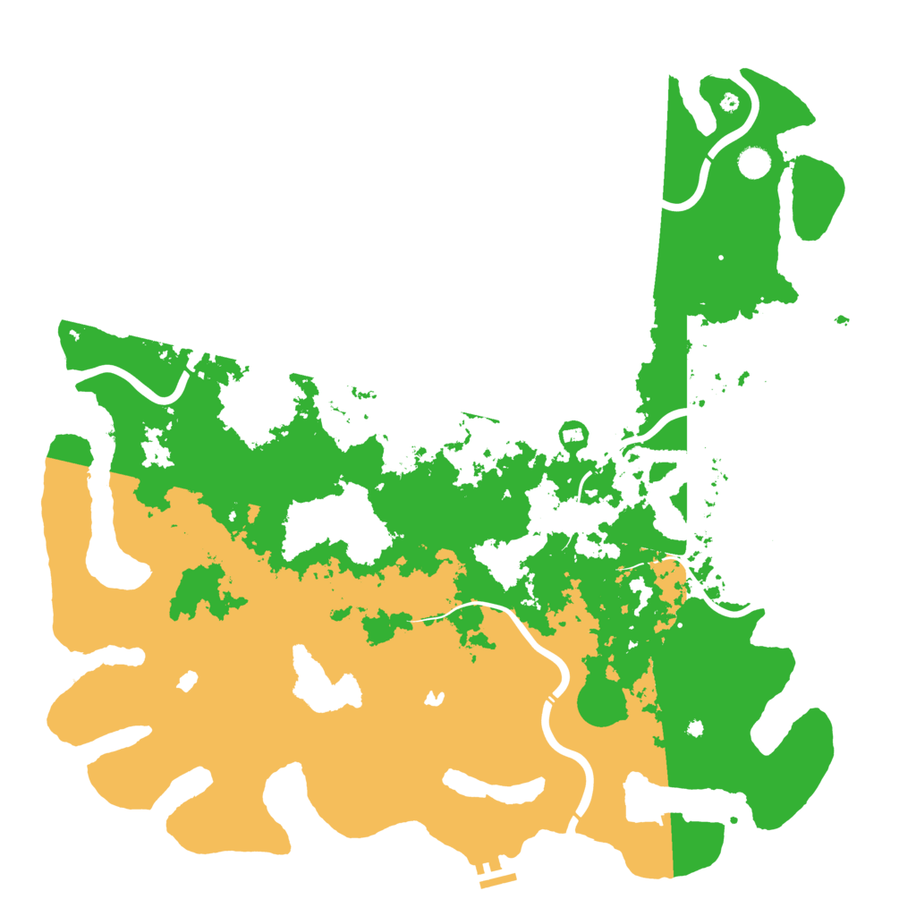 Biome Rust Map: Procedural Map, Size: 5000, Seed: 351906149