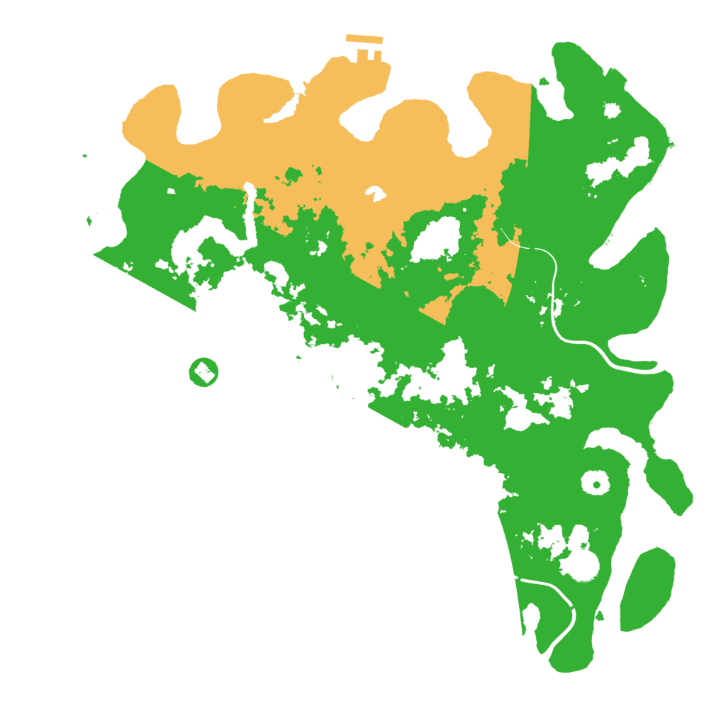 Biome Rust Map: Procedural Map, Size: 4000, Seed: 1400566461