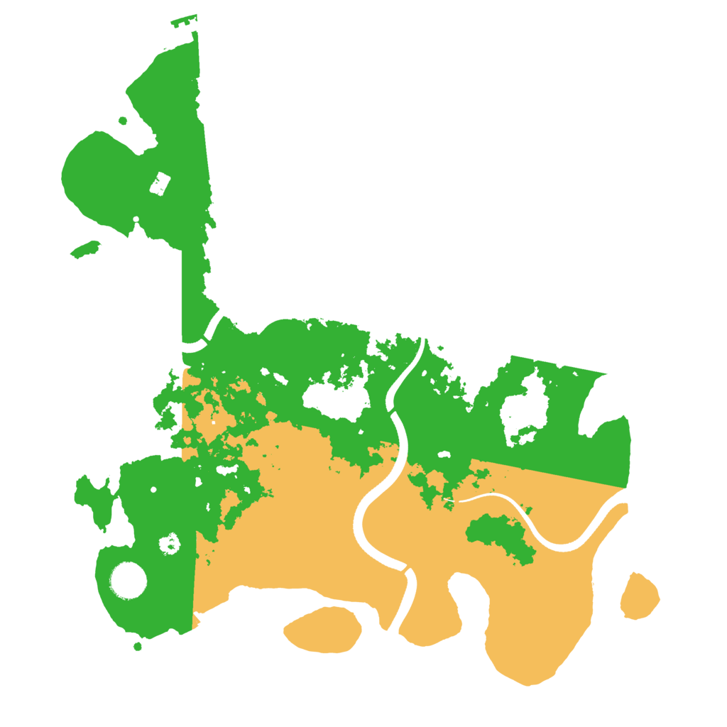 Biome Rust Map: Procedural Map, Size: 3500, Seed: 2015071744
