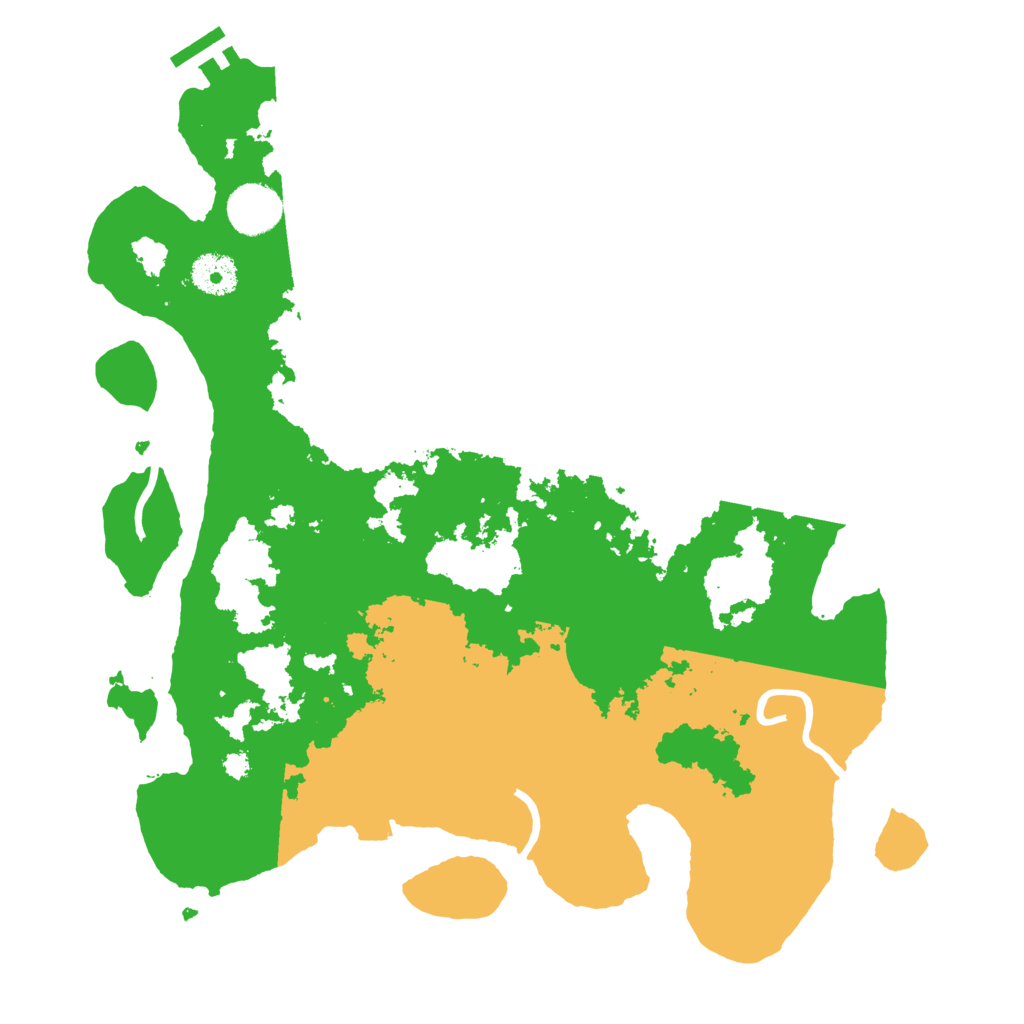 Biome Rust Map: Procedural Map, Size: 3500, Seed: 2015071744