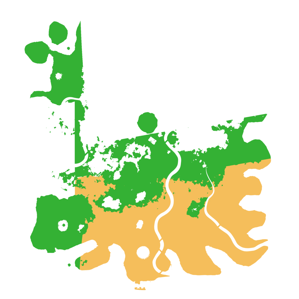 Biome Rust Map: Procedural Map, Size: 4150, Seed: 9677