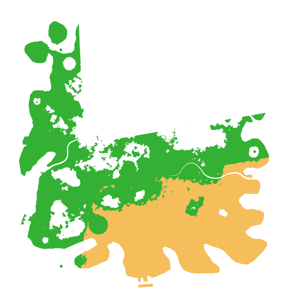 Biome Rust Map: Procedural Map, Size: 4150, Seed: 9677