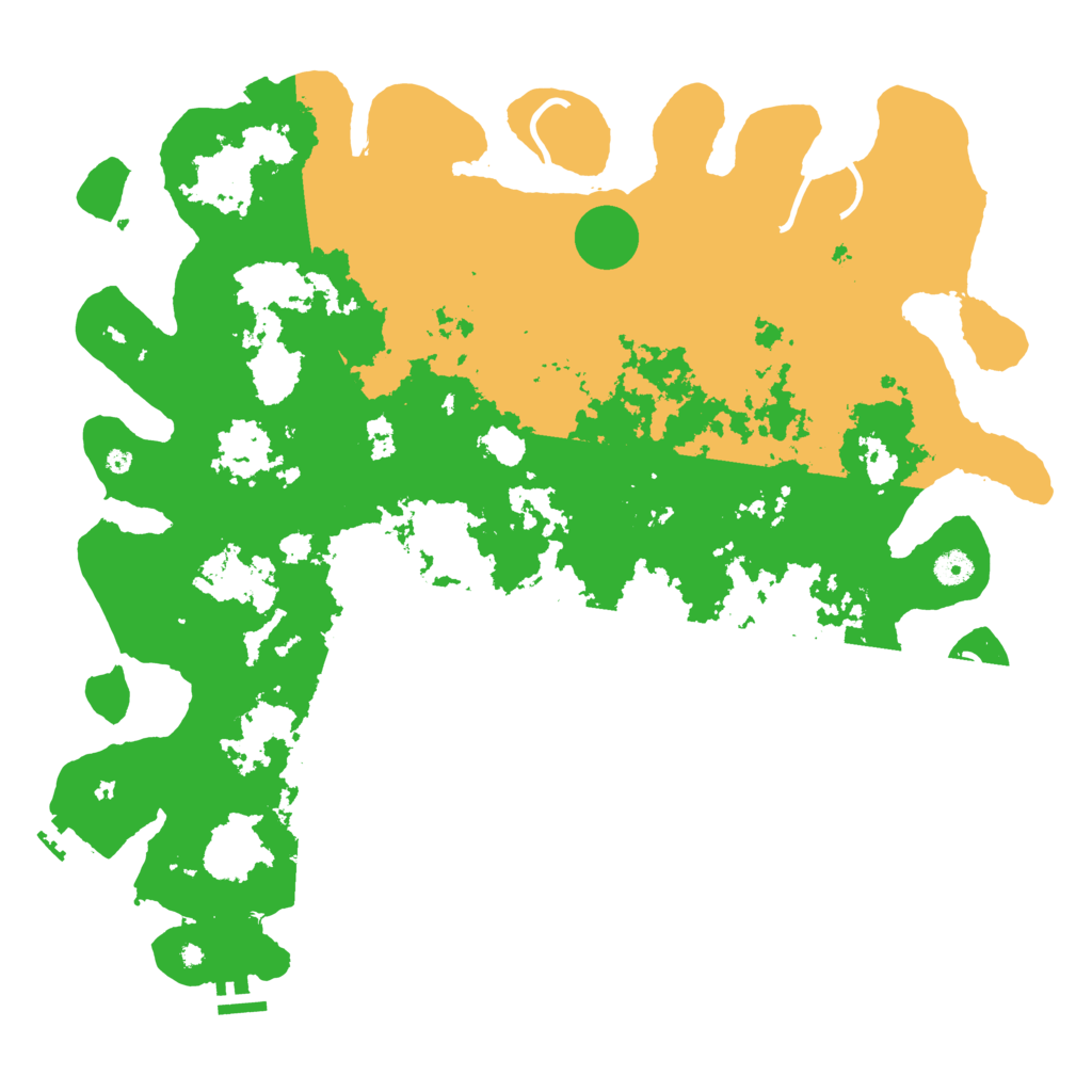 Biome Rust Map: Procedural Map, Size: 4500, Seed: 72443213