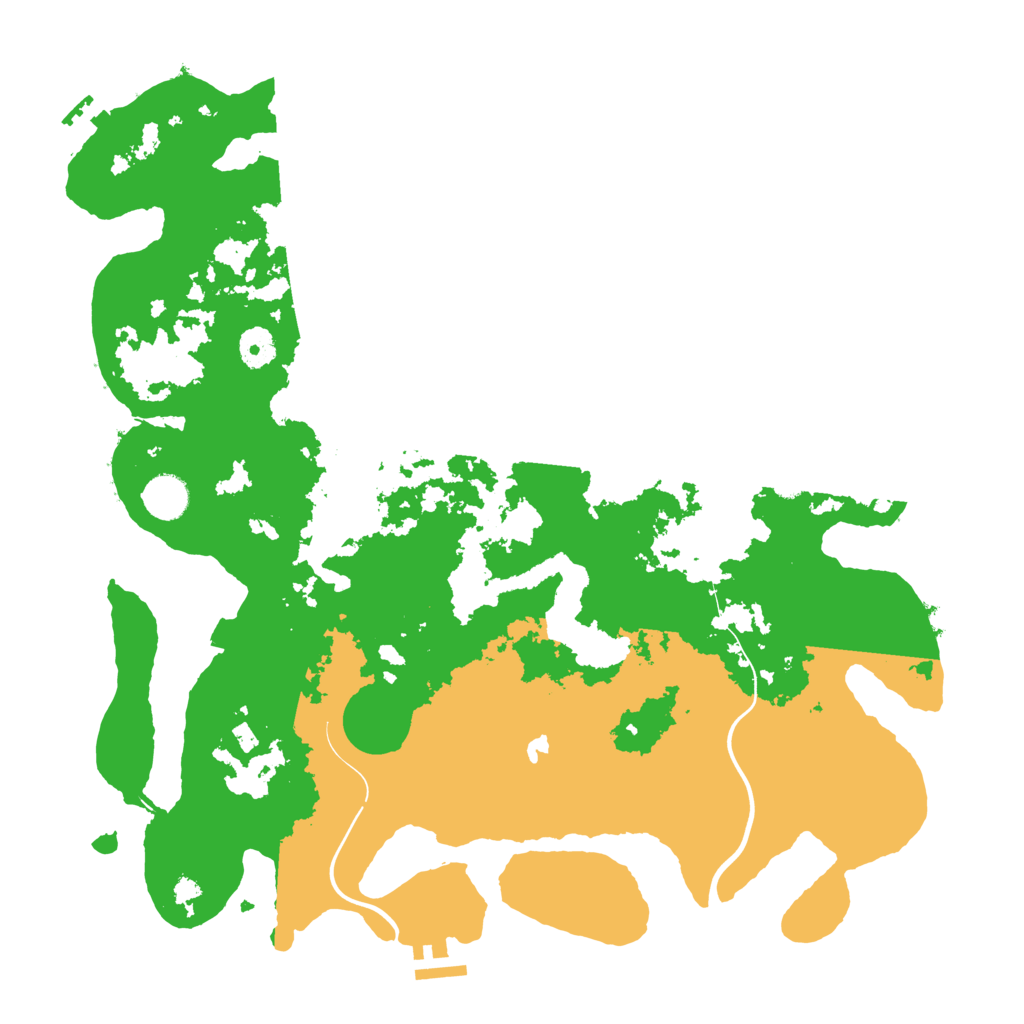 Biome Rust Map: Procedural Map, Size: 4000, Seed: 961604463