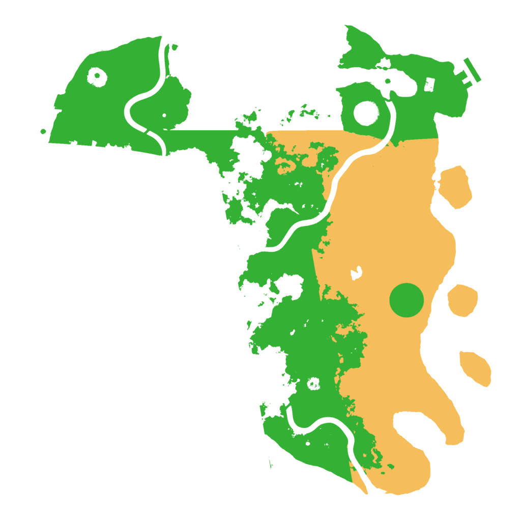 Biome Rust Map: Procedural Map, Size: 4000, Seed: 1395016054