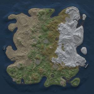 Thumbnail Rust Map: Procedural Map, Size: 4250, Seed: 1703451332, 19 Monuments