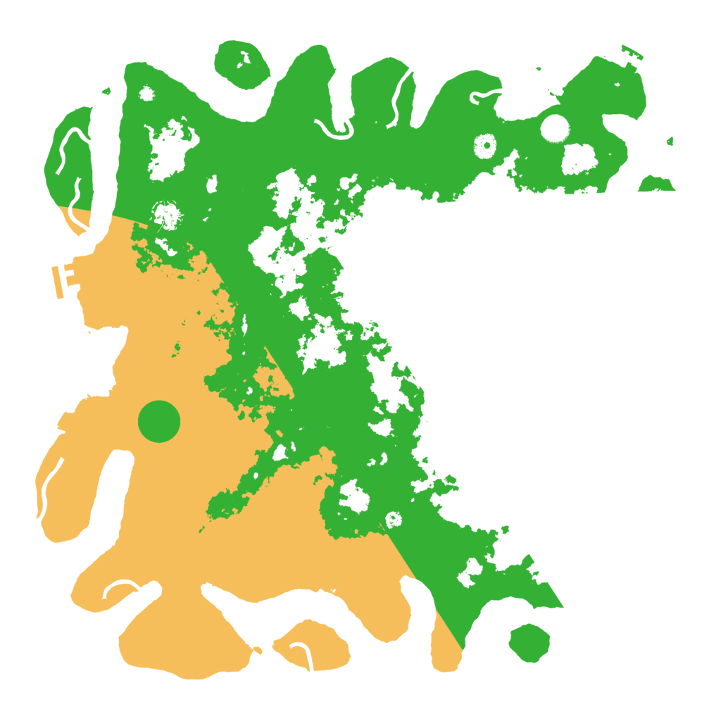 Biome Rust Map: Procedural Map, Size: 4500, Seed: 345234123