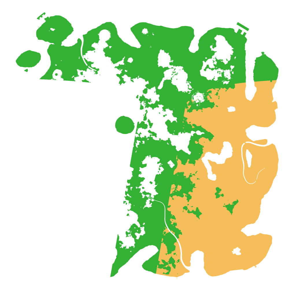 Biome Rust Map: Procedural Map, Size: 4500, Seed: 11365013