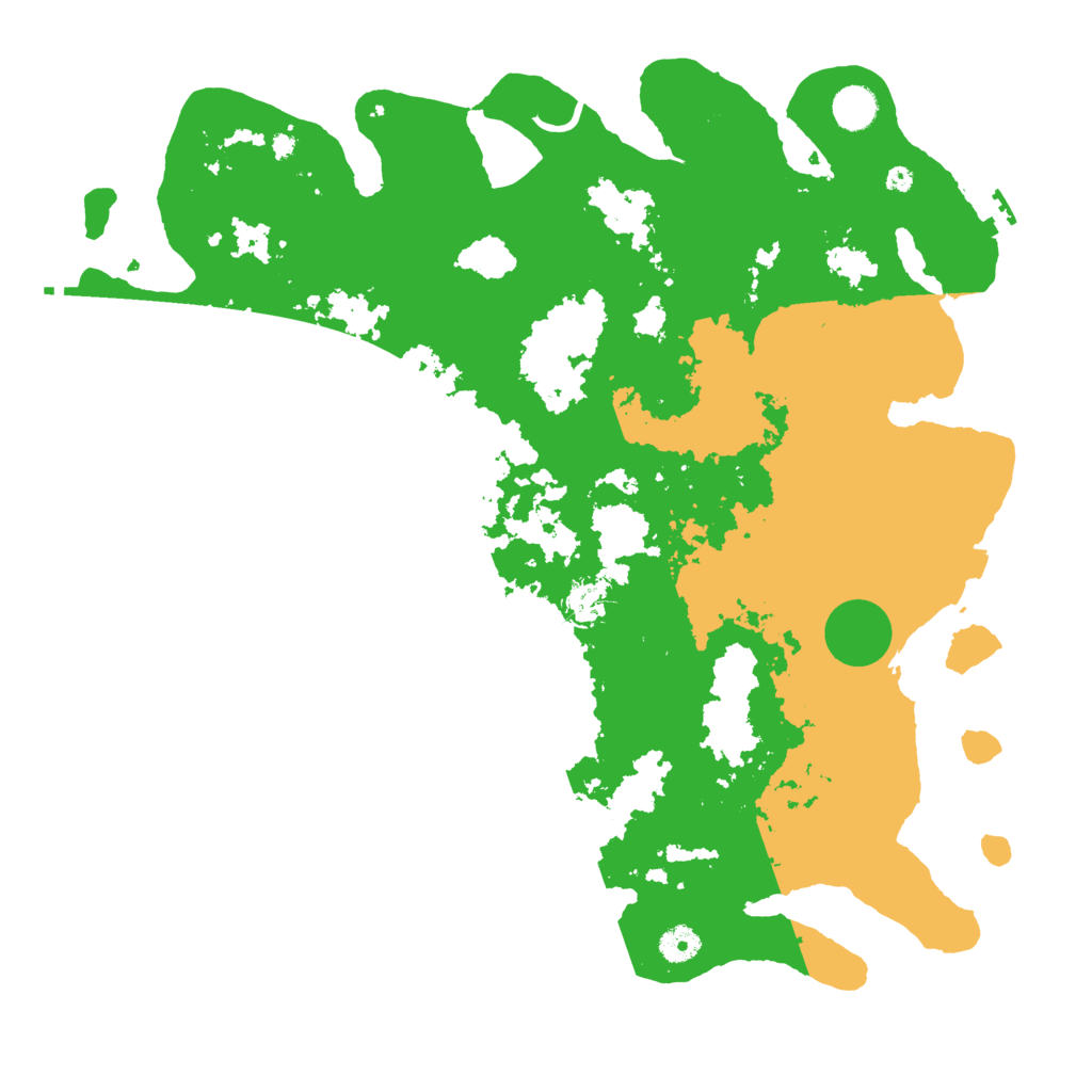 Biome Rust Map: Procedural Map, Size: 4300, Seed: 1099209557