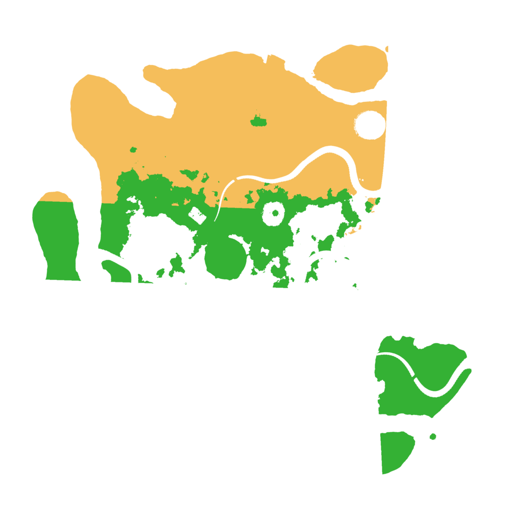 Biome Rust Map: Procedural Map, Size: 3300, Seed: 1761695156