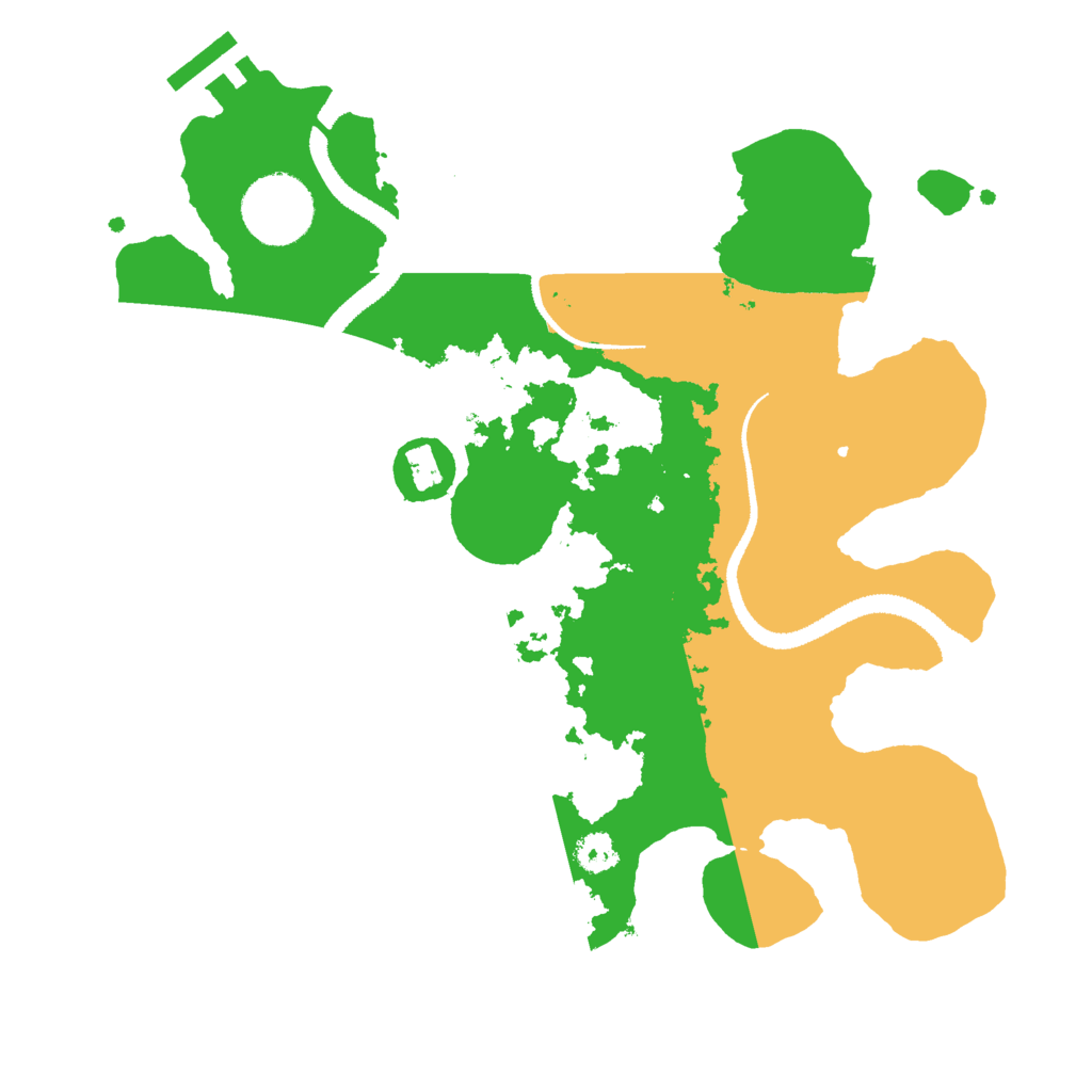 Biome Rust Map: Procedural Map, Size: 2800, Seed: 95498