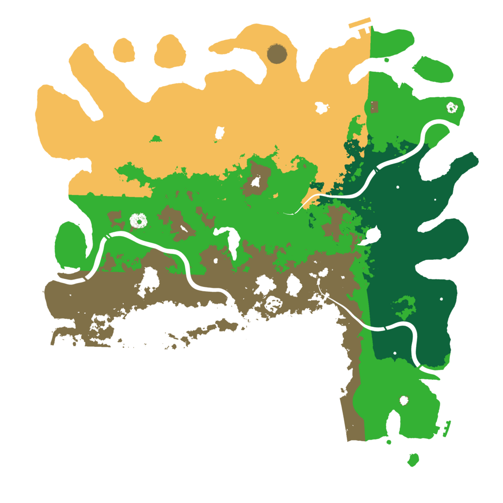 Biome Rust Map: Procedural Map, Size: 4500, Seed: 1675685150