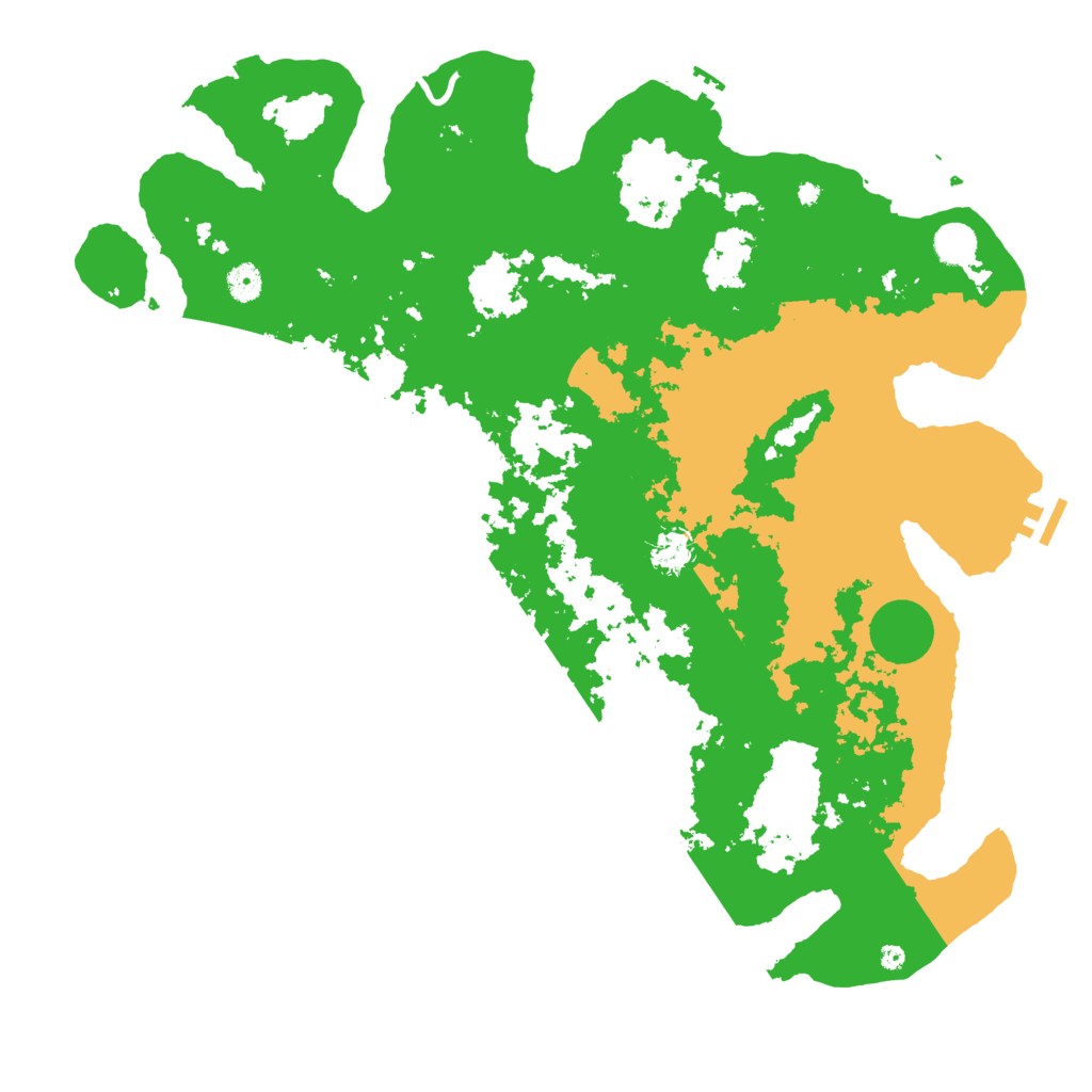 Biome Rust Map: Procedural Map, Size: 4500, Seed: 1708749757