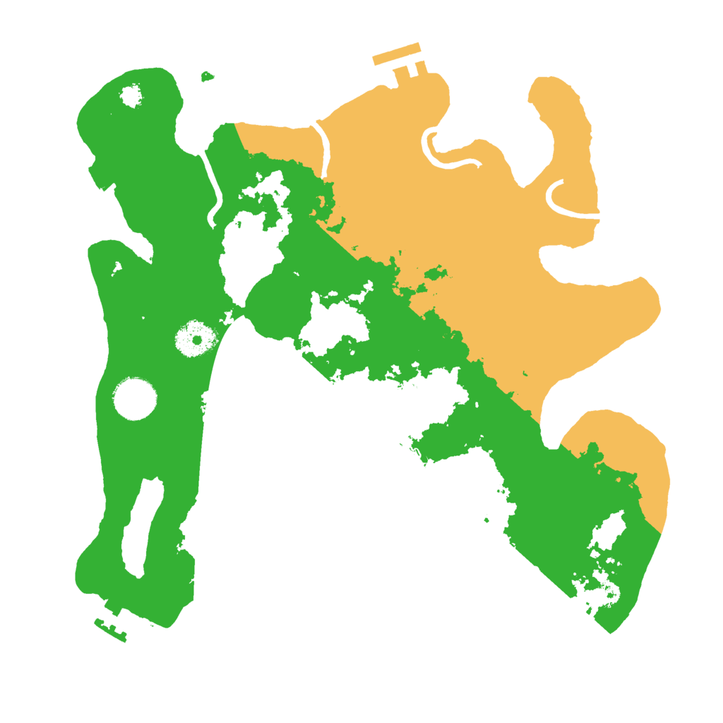 Biome Rust Map: Procedural Map, Size: 3000, Seed: 1926493388