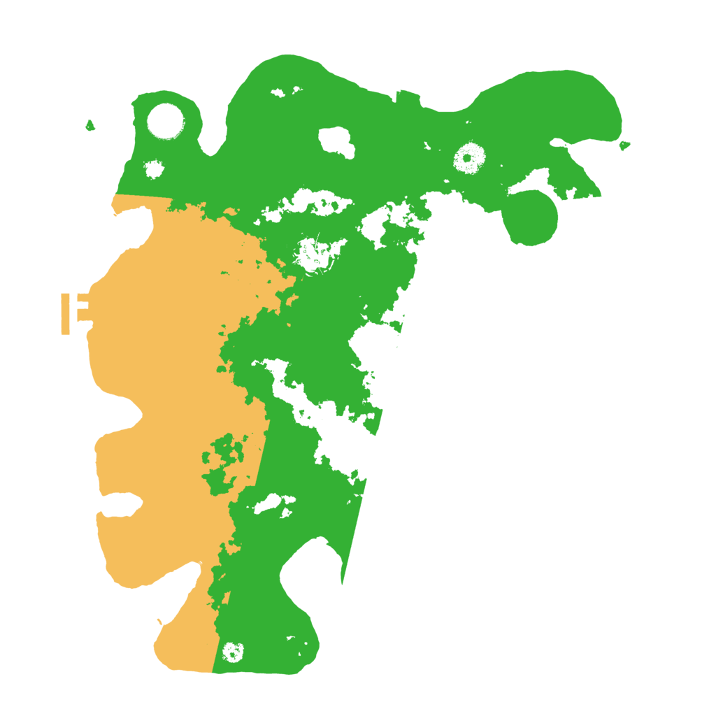 Biome Rust Map: Procedural Map, Size: 3500, Seed: 667031702