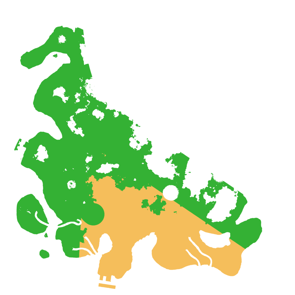 Biome Rust Map: Procedural Map, Size: 3500, Seed: 1007446147