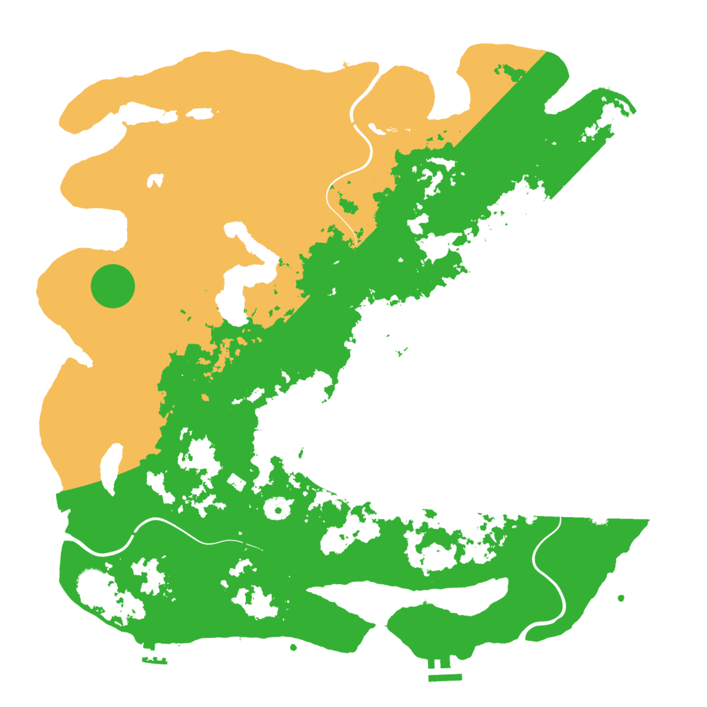 Biome Rust Map: Procedural Map, Size: 4250, Seed: 682895084