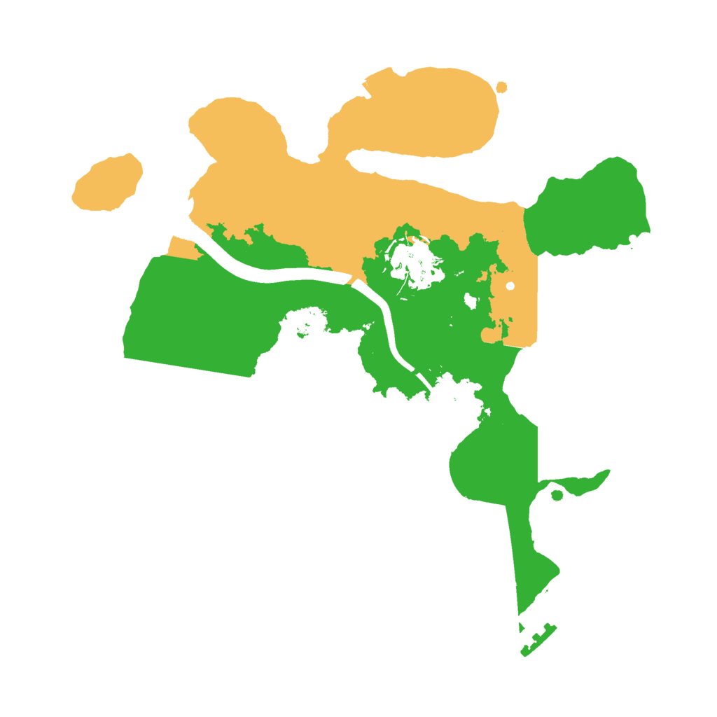 Biome Rust Map: Procedural Map, Size: 2500, Seed: 83478320