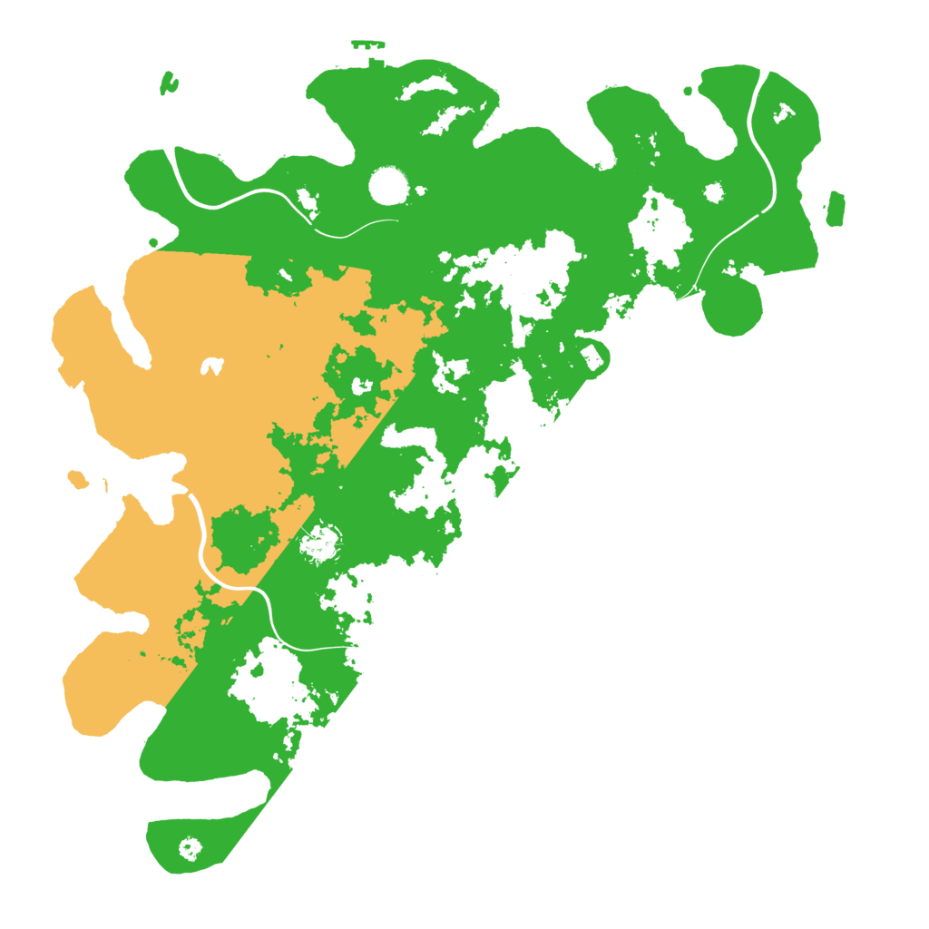 Biome Rust Map: Procedural Map, Size: 4200, Seed: 952024